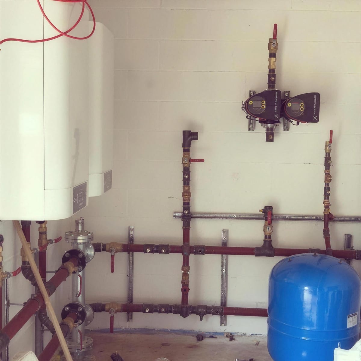Boiler room in black iron for a past European project.